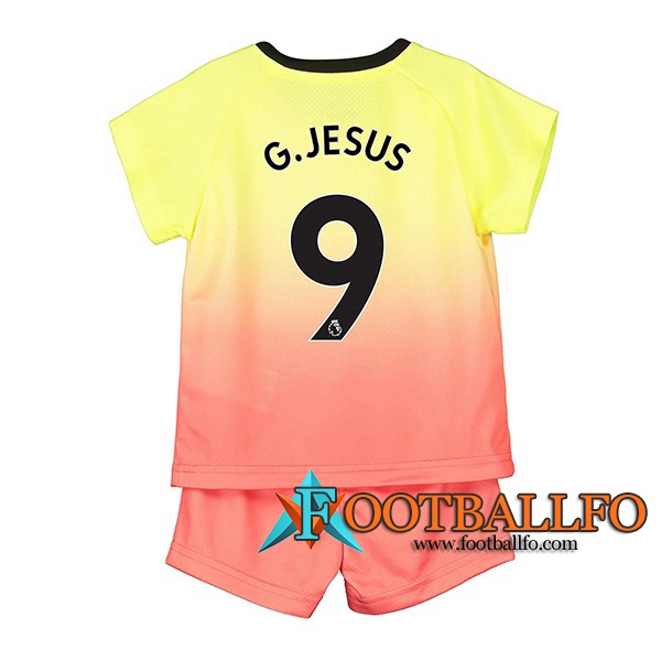 Camisetas Futbol Manchester City (G.JESUS 9) Ninos Tercera 2019/2020