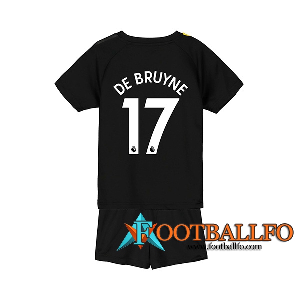 Camisetas Futbol Manchester City (DE BRUYNE 17) Ninos Segunda 2019/2020