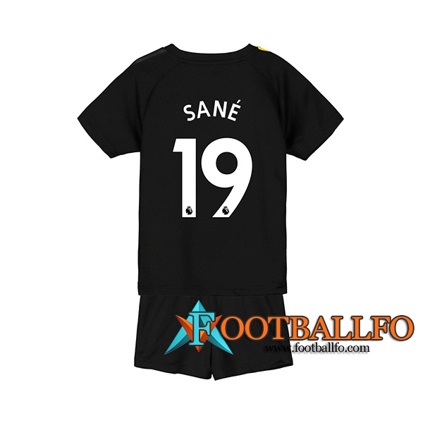 Camisetas Futbol Manchester City (SANE 19) Ninos Segunda 2019/2020