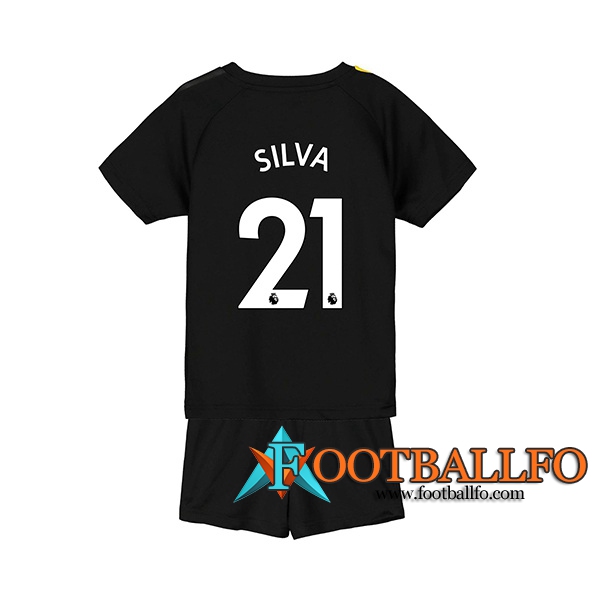 Camisetas Futbol Manchester City (SILVA 21) Ninos Segunda 2019/2020