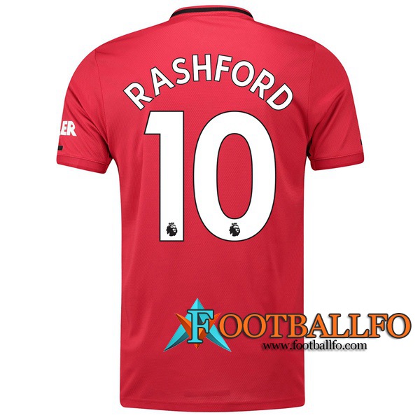 Camisetas Futbol Manchester United (Rashford 10) Primera 2019/2020