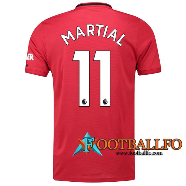 Camisetas Futbol Manchester United (MARTIAL 11) Primera 2019/2020
