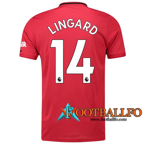 Camisetas Futbol Manchester United (Lingard 14) Primera 2019/2020
