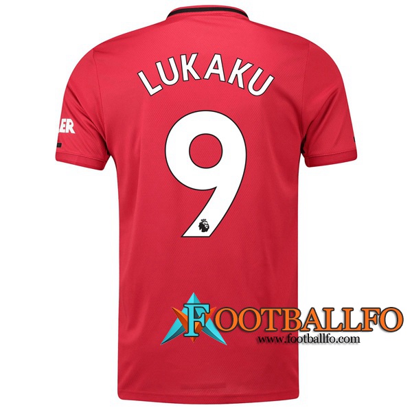 Camisetas Futbol Manchester United (Lukaku 9) Primera 2019/2020