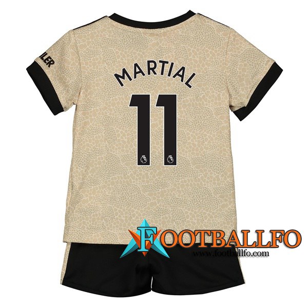 Camisetas Futbol Manchester United (MARTIAL 11) Ninos Segunda 2019/2020