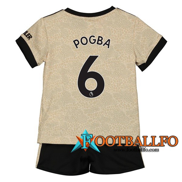 Camisetas Futbol Manchester United (POGBA 6) Ninos Segunda 2019/2020