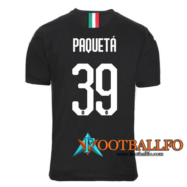 Camisetas Futbol Milan AC (PAOUETA 39) Tercera 2019/2020