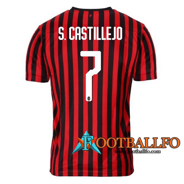 Camisetas Futbol Milan AC (S.CASTILLEJO 7) Primera 2019/2020