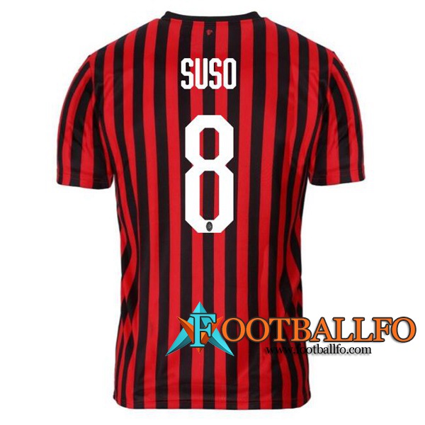 Camisetas Futbol Milan AC (SUSO 8) Primera 2019/2020
