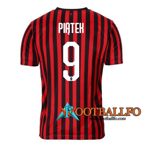 Camisetas Futbol Milan AC (PIATEH 9) Primera 2019/2020