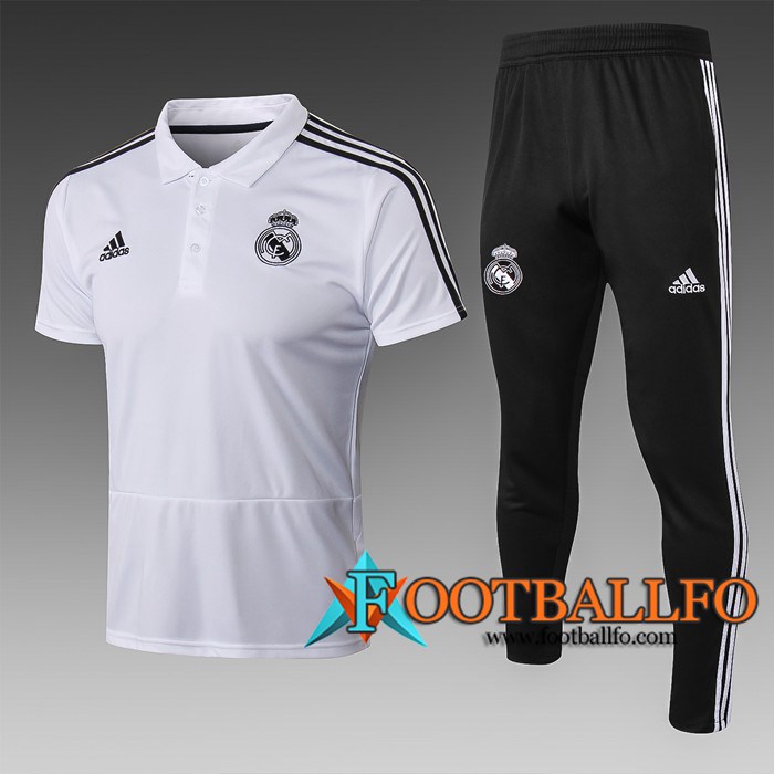 Polo Futbol Real Madrid + Pantalones Blanco 2019/2020