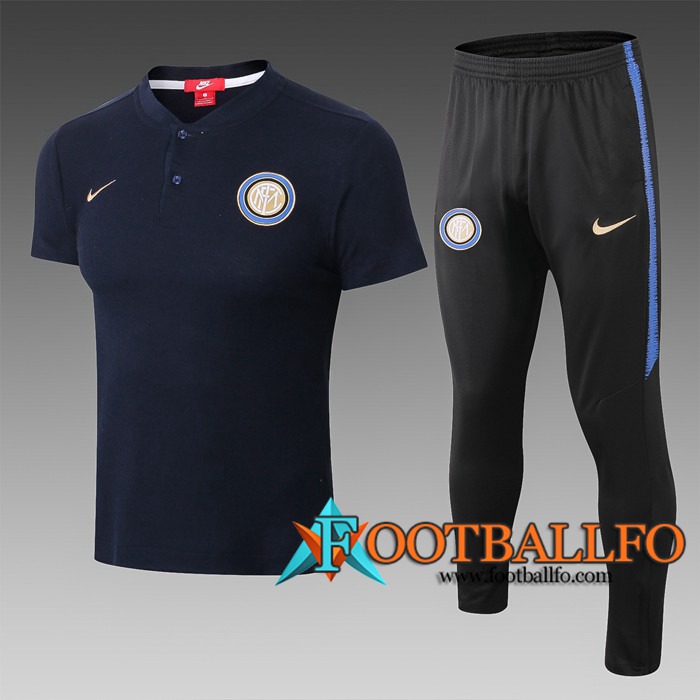 Polo Futbol Inter Milan + Pantalones Azul Oscuro 2019/2020