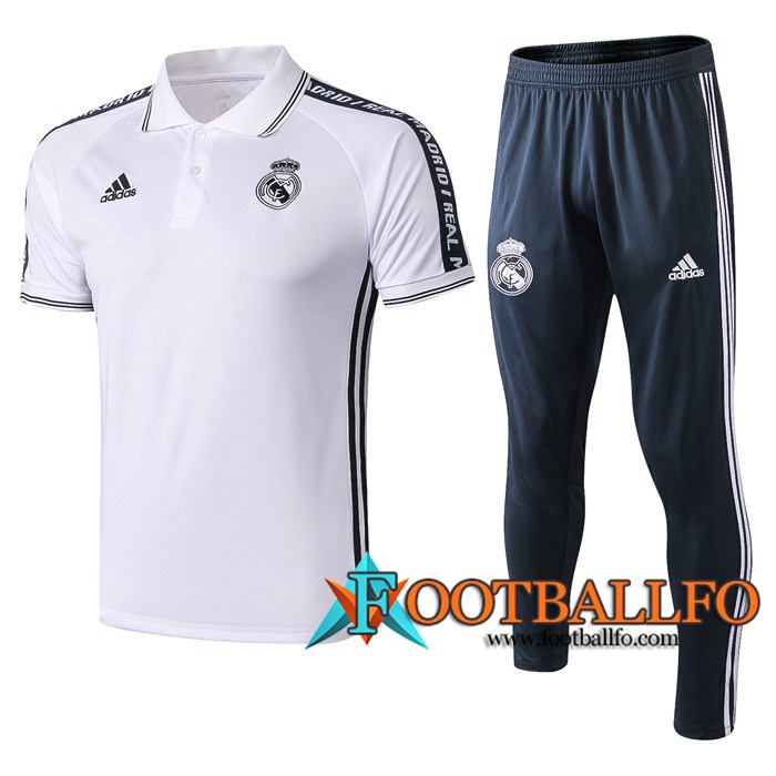 Polo Futbol Real Madrid + Pantalones Blanco 2019/2020