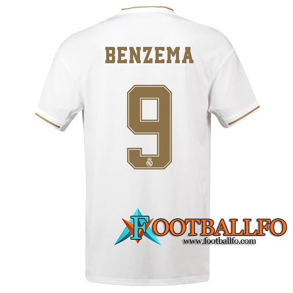 Camisetas Futbol Real Madrid (BENZEMA 9) Primera 2019/2020