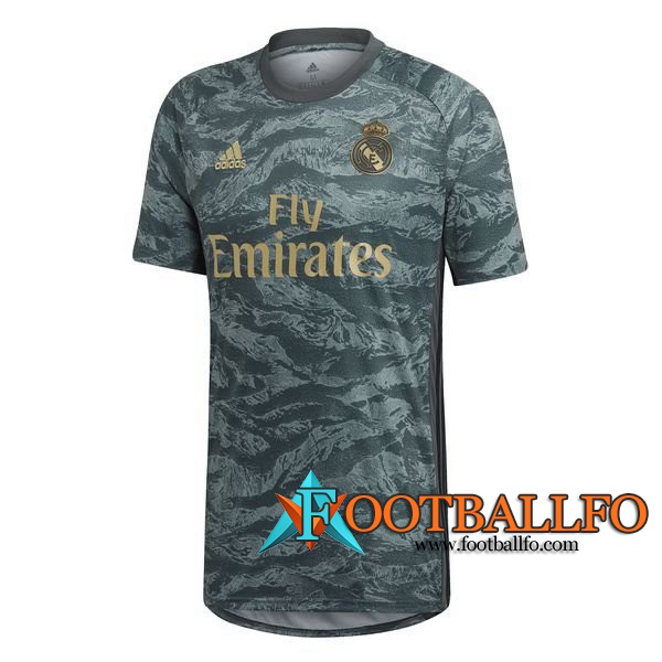 Camisetas Futbol Real Madrid Portero Gris 2019/2020