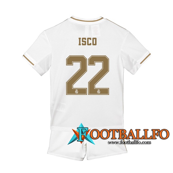 Camisetas Futbol Real Madrid (ISCO 4) Ninos Primera 2019/2020