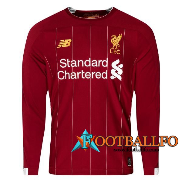 Camisetas Futbol FC Liverpool Manga Larga Primera 2019/2020