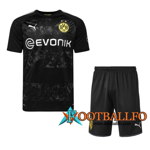 Camisetas Futbol Dortmund BVB Ninos Segunda 2019/2020