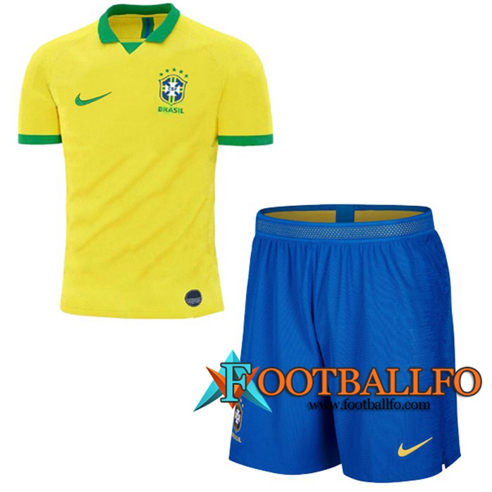 Camisetas Futbol Brasil Ninos Primera 2019/2020