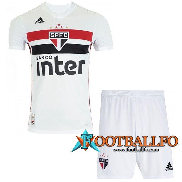 Camisetas Futbol Sao Paulo FC Ninos Primera 2019/2020