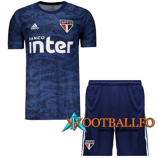 Camisetas Futbol Sao Paulo FC Ninos Portero Azul 2019/2020