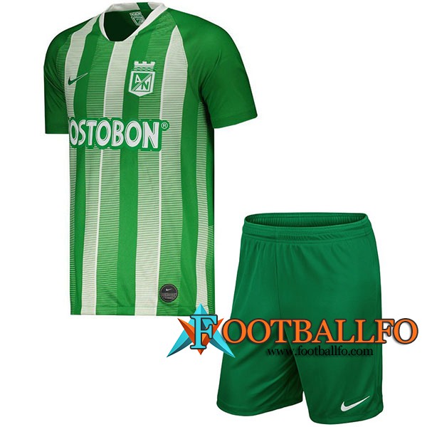 Camisetas Futbol Atletico Nacional Ninos Primera 2019/2020
