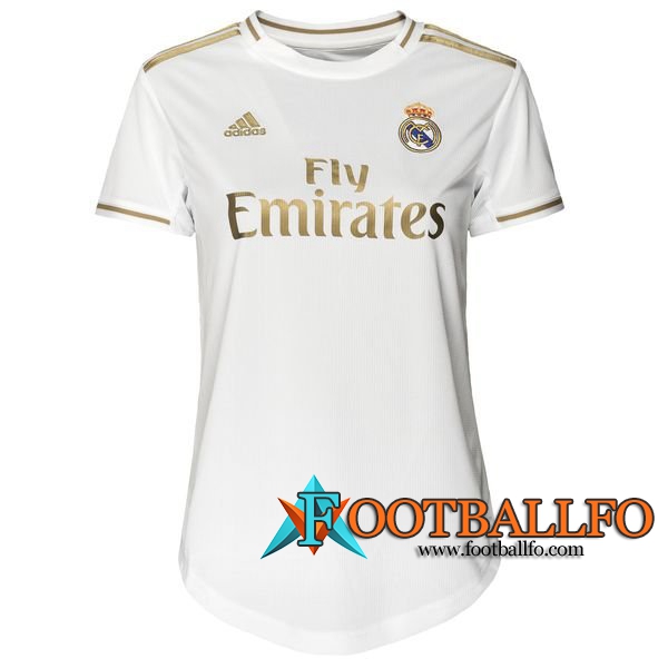 Camisetas Futbol Real Madrid Mujer Primera 2019/2020