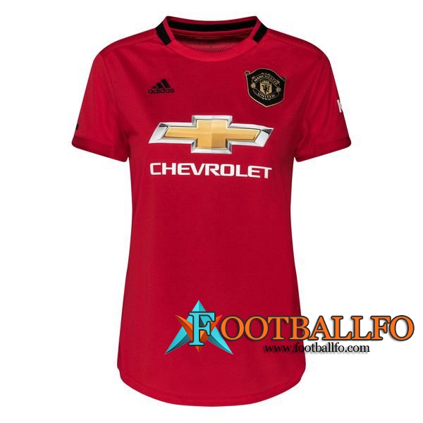 Camisetas Futbol Manchester United Mujer Primera 2019/2020