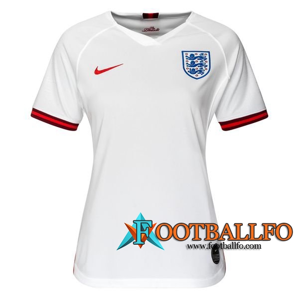 Camiseta de Inglaterra Mujer Primera Copa Mundial 2019