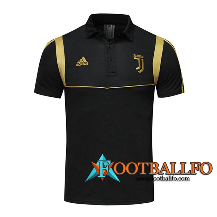 Polo Futbol Juventus Negro Amarillo 2019/2020