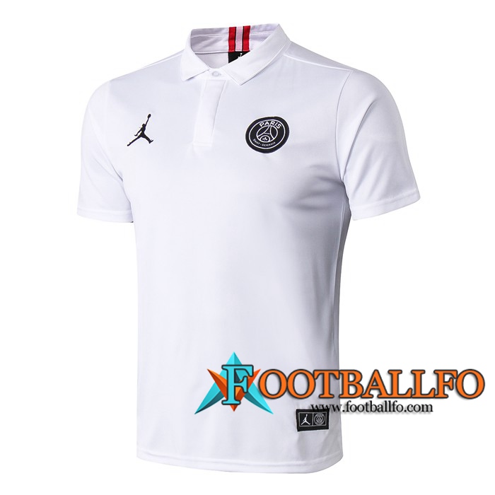 Polo Futbol Paris PSG Jordan Blanco 2019/2020