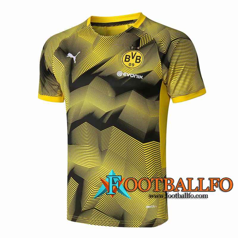 Pre-partido Camiseta Entrenamiento Dortmund BVB Ripple Amarillo 2019/2020