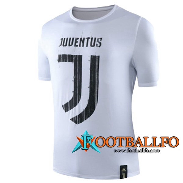 Camiseta Entrenamiento Juventus Blanco Negro 2019/2020