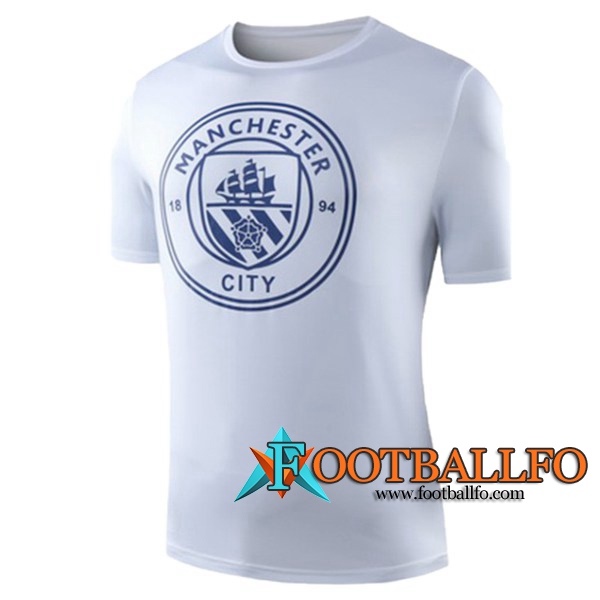 Camiseta Entrenamiento Manchester City Blanco 2019/2020