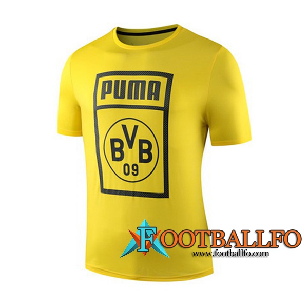 Camiseta Entrenamiento Dortmund BVB Amarillo 2019/2020