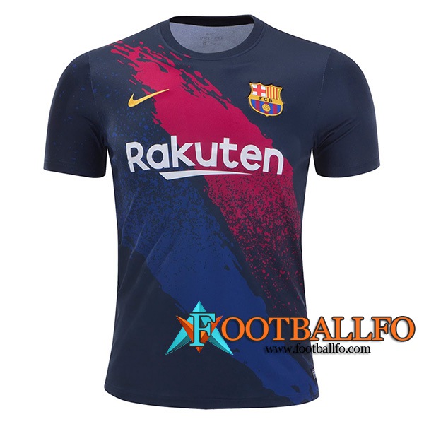 Camiseta Entrenamiento FC Barcelona Negro Roja 2019/2020