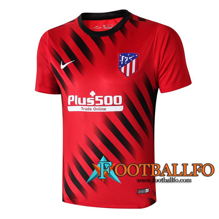 Camiseta Entrenamiento Atletico Madrid Roja Negro 19/20