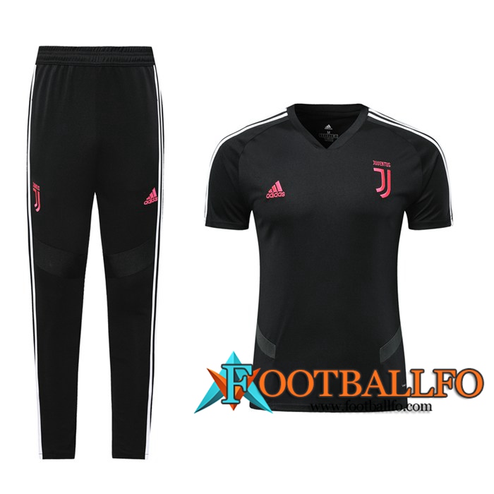 Camiseta Entrenamiento Juventus + Pantalones Negro 2019/2020