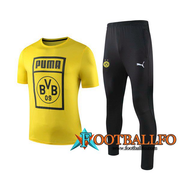 Camiseta Entrenamiento Dortmund BVB + Pantalones Amarillo 2019/2020