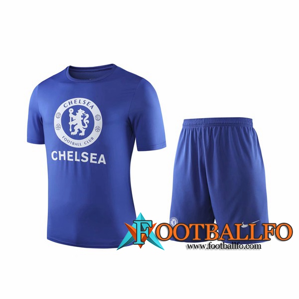 Camiseta Entrenamiento FC Chelsea + Pantalones cortos Azul 2019/2020