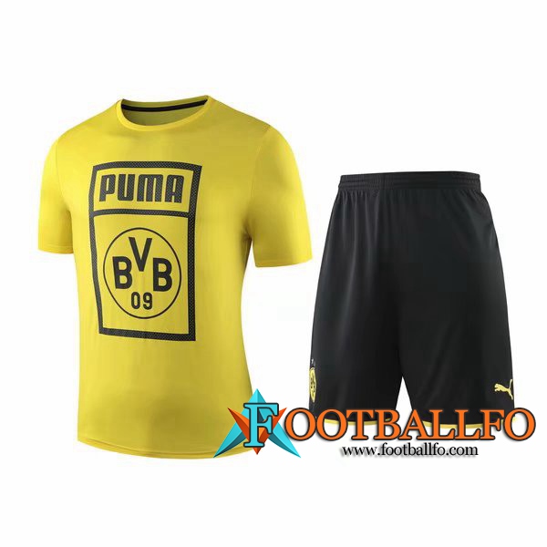 Camiseta Entrenamiento Dortmund BVB + Pantalones cortos Amarillo 2019/2020