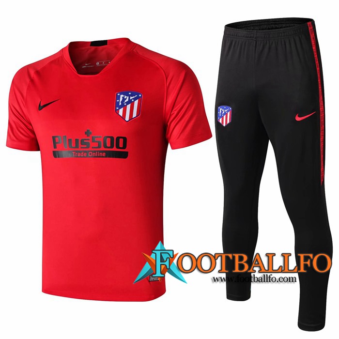 Camiseta Entrenamiento Atletico Madrid + Pantalones Roja 19/20