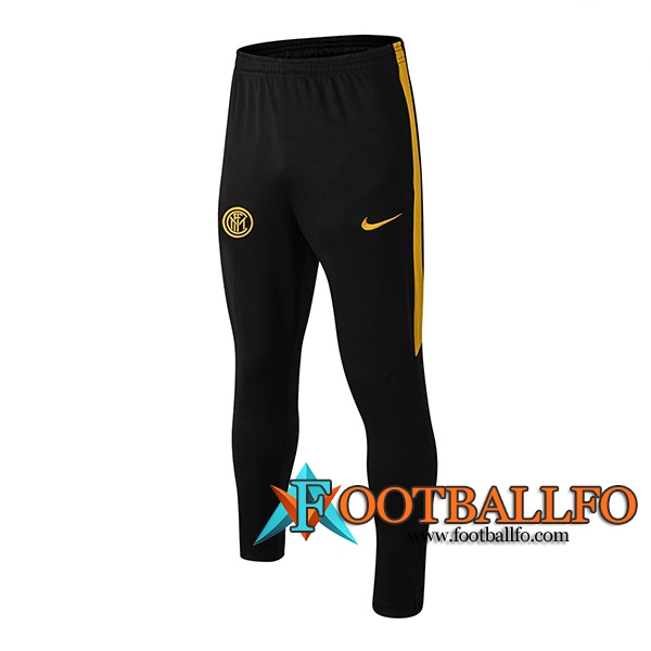 Pantalones Futbol Inter Milan Negro Amarillo 2019/2020