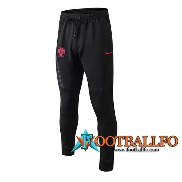 Pantalones Futbol Portugal Negro 2019/2020
