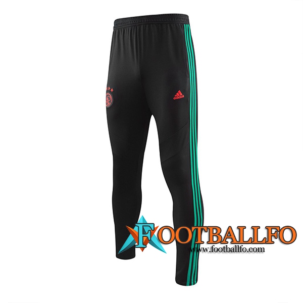 Pantalones Futbol AFC Ajax Negro Verde 2019/2020