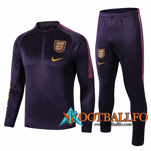 Chandal Futbol + Pantalones Inglaterra Purpura 2019/2020