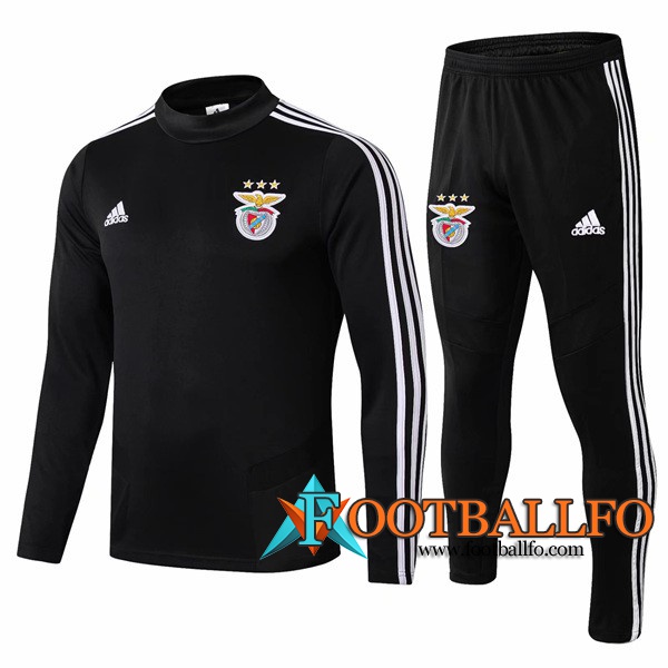 Chandal Futbol + Pantalones Benfica Negro 2019/2020