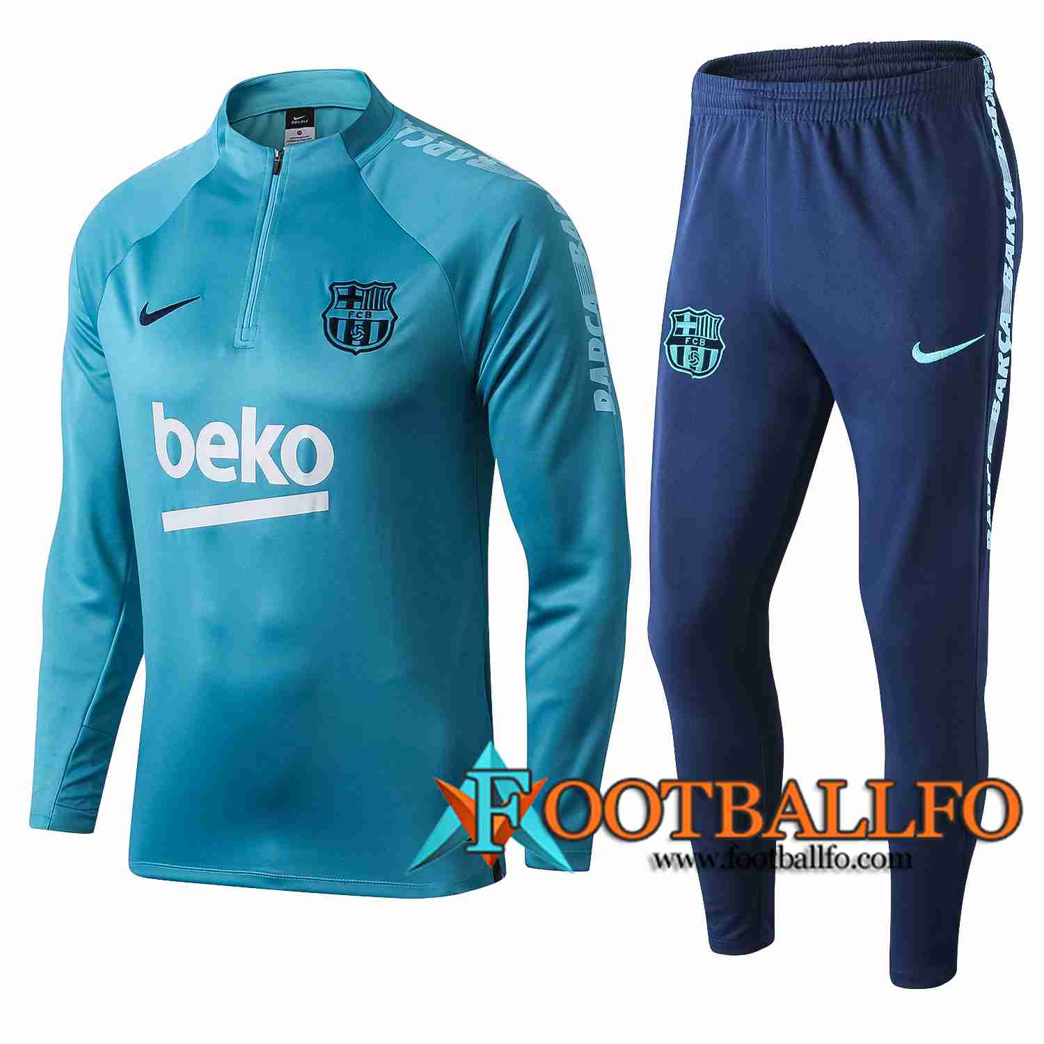 Chaqueta Futbol + Pantalones FC Barcelona Azul 2019/2020