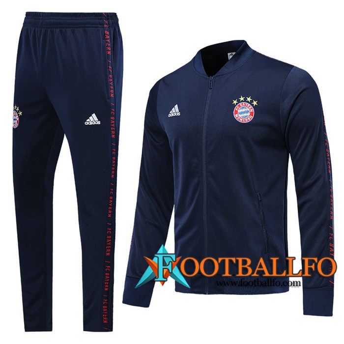 Chandal Futbol - Chaqueta + Pantalones Bayern Munich Azul Oscuro 2019/2020