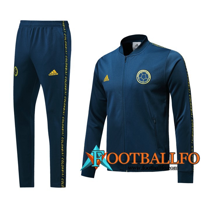 Chandal Futbol - Chaqueta + Pantalones Colombia Azul 2019/2020